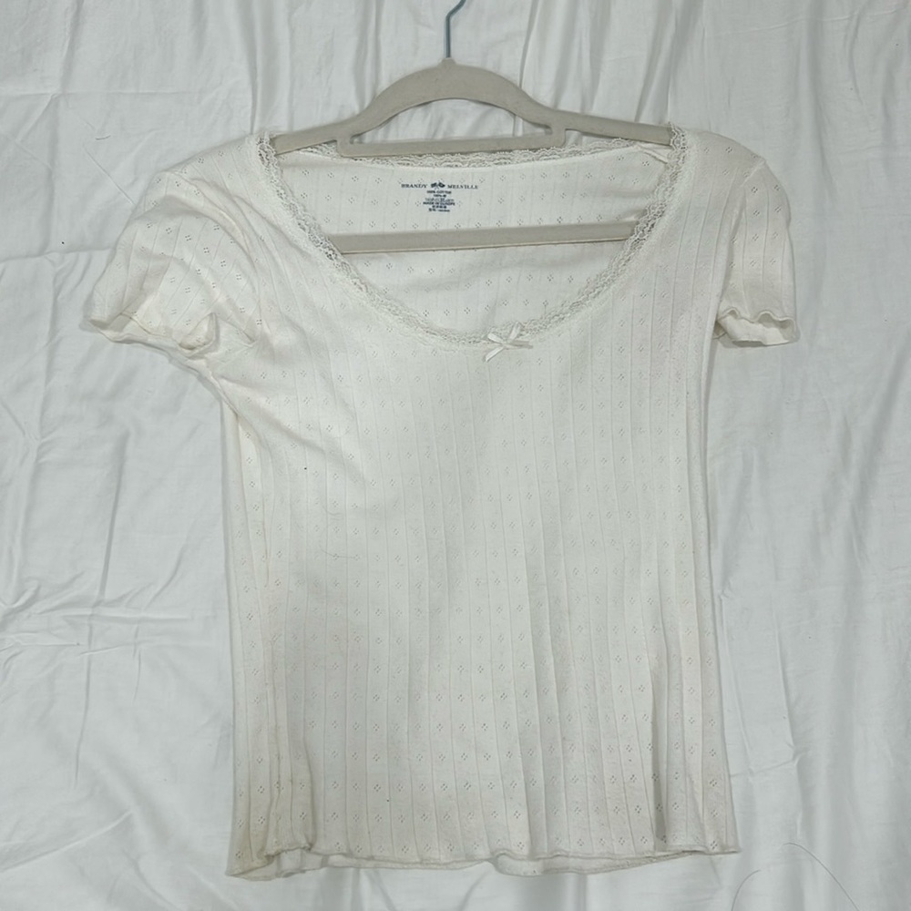 Ivory White Bow Shirt DISCONTINUED